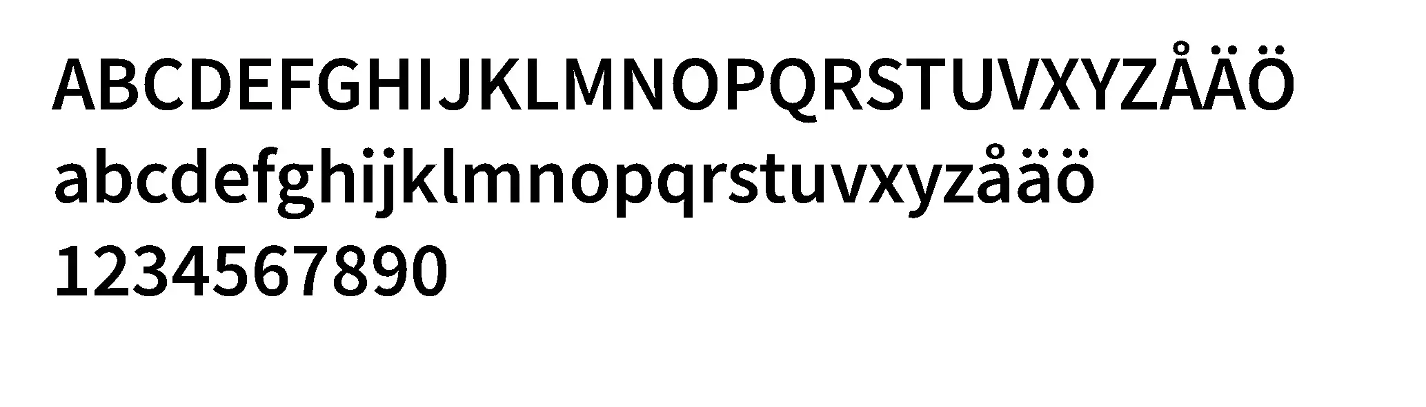 Typsnittsprov Source Sans Variable semi bold